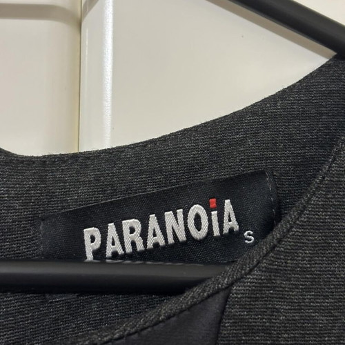 Paranoia dress dark gray like new, size S