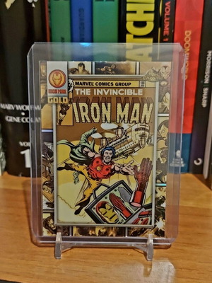 2025 Topps Chrome Marvel Iron Man Gold Card #IM-4