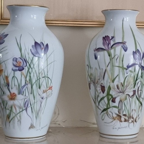 Porcelain Vases New, Designed by Niki Goulandris, Georges Boyer Limoges