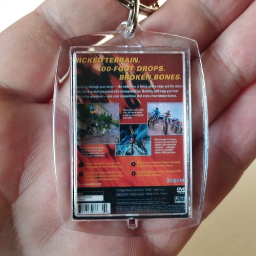 Downhill Domination PS2 keychain