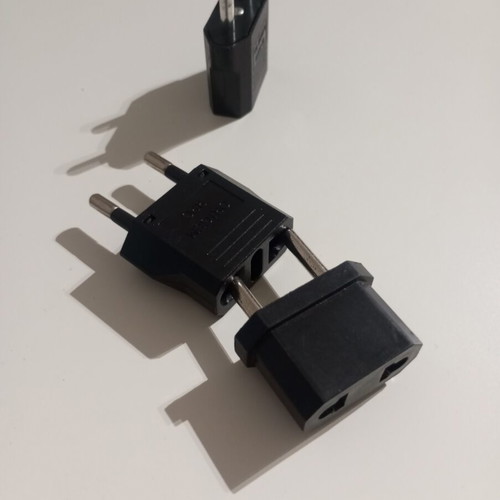 Adapter set USA to Greece new, pack of 3