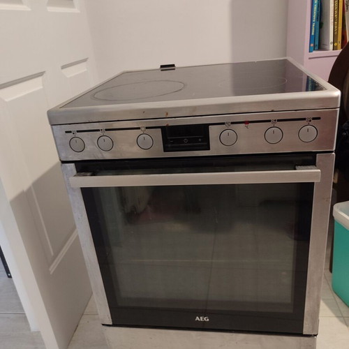 AEG electric stove with ceramic hobs used, good condition