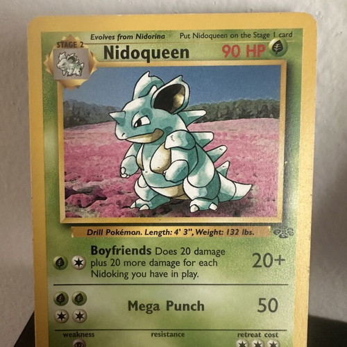 Pokemon Nidoqueen 23/64 Jungle Rare Vintage English Card like new