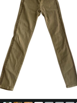 Zara high waist mom fit jeans with rhinestones