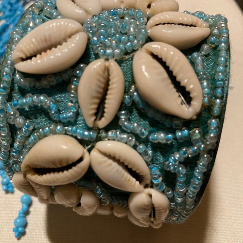 Turquoise handmade necklace and bracelet set like new