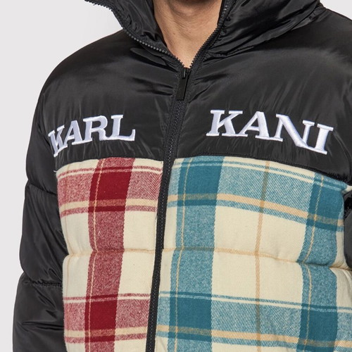 Karl Kani Retro Block Puffer Jacket, men's size S