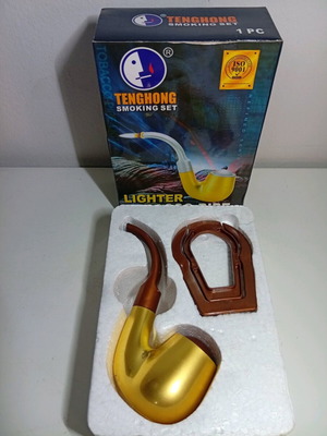 Lighter tobacco-pipe in gift box
