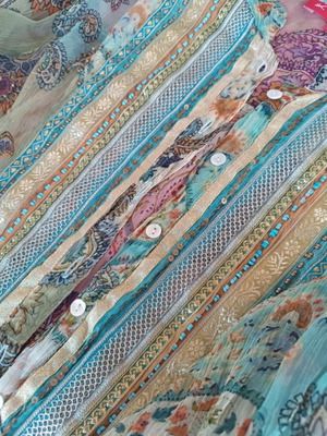 Boho shirt Derhy small, like new, 100% viscose, multicolor