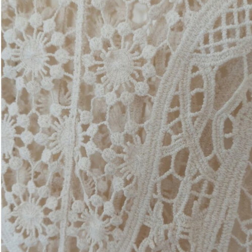 Lace poncho beige like new, one size