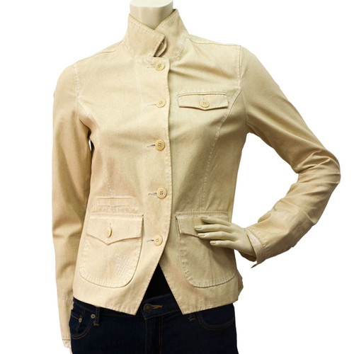 Women’s Earl Jeans beige jacket used, size P