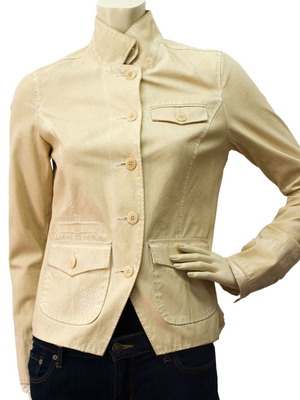 Women’s Earl Jeans beige jacket used, size P
