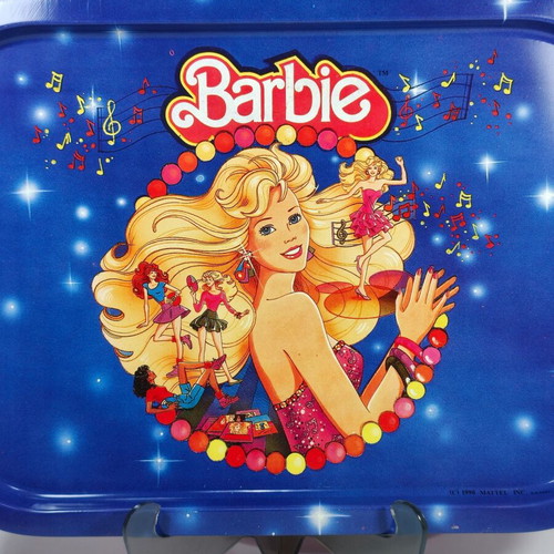 Vintage δίσκος σερβιρίσματος Barbie Mattel 1990 σαν καινούργιο