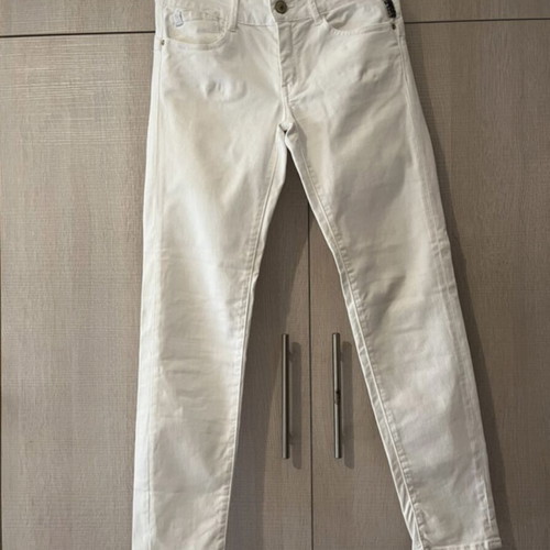 White denim pants used, size S