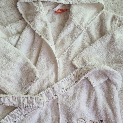 Nef Nef children's bathrobe Forest Animals size 2, unisex