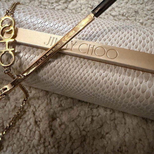 Jimmy Choo sunglasses like new, black with thin gold frame