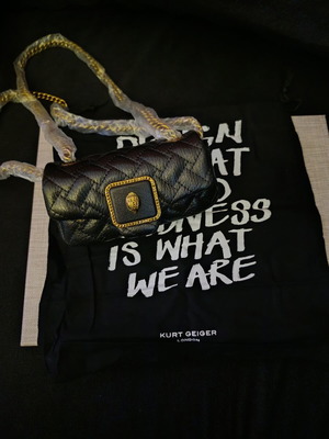 Mini Kurt Geiger bag new with tag and gold chain details