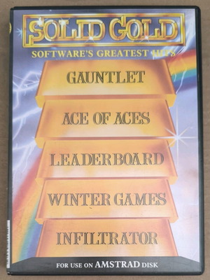 Solid Gold (Software's Greatest Hits) Amstrad Disk like new