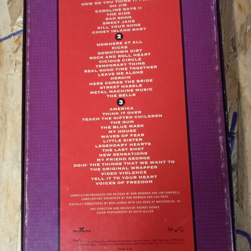 Lou Reed Between Thought And Expression Anthology box set used