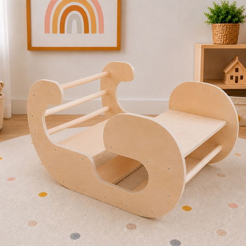 Montessori Children's Desk and Climbing Frame 2 in 1 custom made