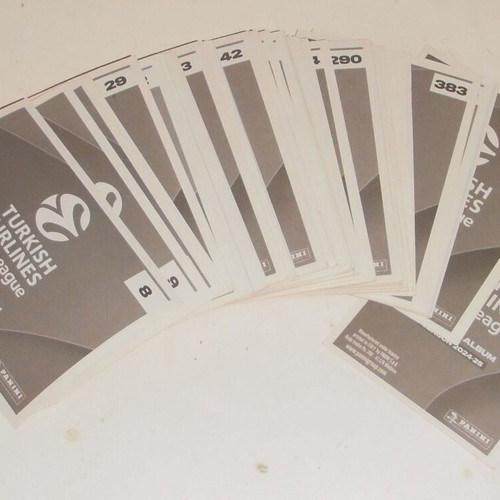 Panini Euroleague 2024-25 sticker pack with 91 different stickers new