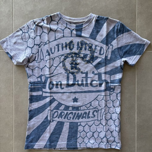 Von Dutch T-Shirt with All Over Print size S like new