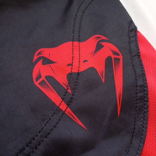 Venum MMA Extreme Fight shorts used, size XL, black and red