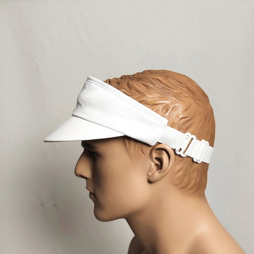 Set of 2 professional white work caps 100% cotton unisex Livardas BRING 00814 new