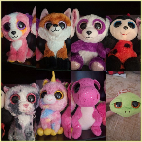 Ty small stuffed toys like new, pack of 3