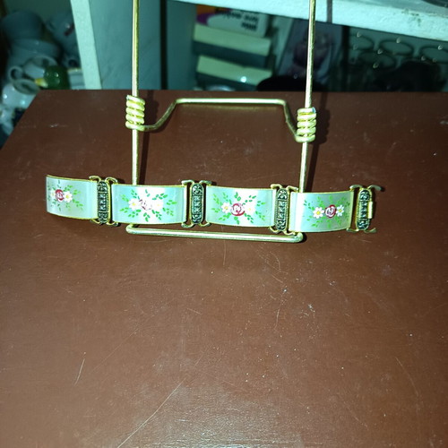 Bracelet No.3 handmade with golden details, like new