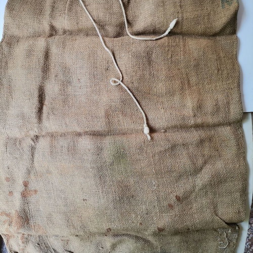 Marshall Plan Authentic Rice Transport Sack used, 1950