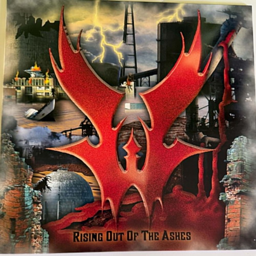 Warlord Rising Out Of The Ashes Transparent Red Vinyl like new, metal