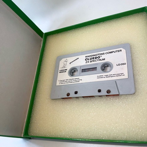 Cluedo 1984 Big Box Spectrum ZX Tape Cassette CIB like new