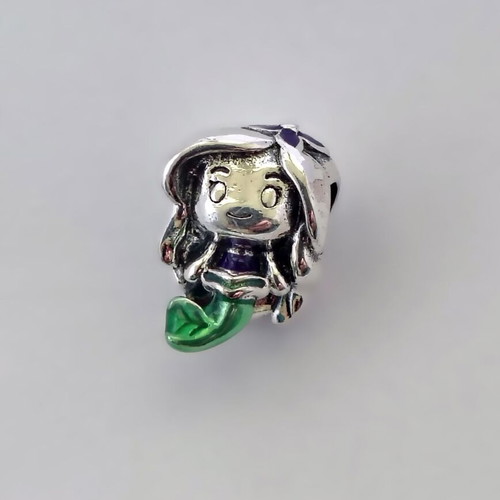 Charm Ariel Princess Silver S925 with Multicolor Enamel