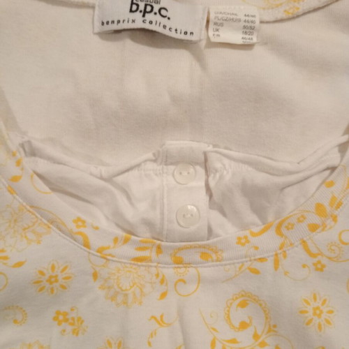 B.p.c. Casual Bonprix Collection Y2K Floral T-Shirt New, UK 18/20, Cotton
