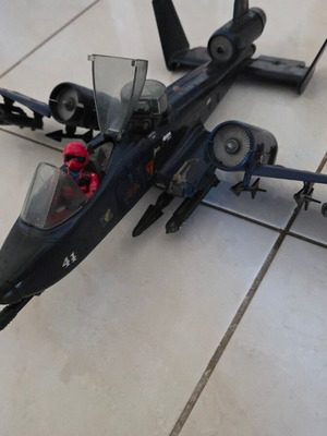 Cobra Rattler with 6 vehicles and 24 Gi Joe figures used