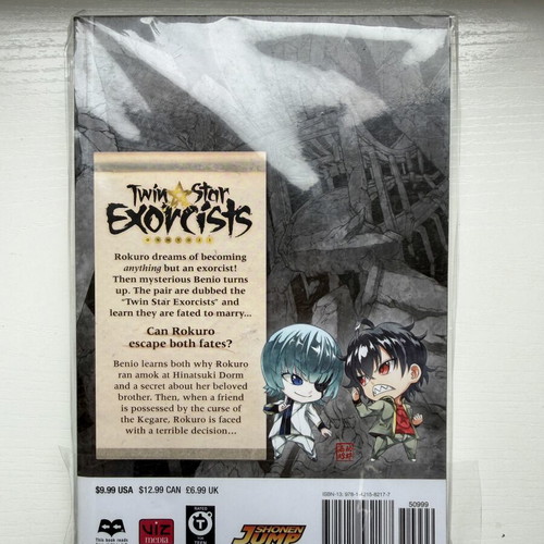 Twin Star Exorcists volume 3 manga book like new, English