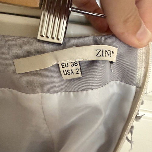 Zini Boutique textured mini skirt EU 38 like new, grey