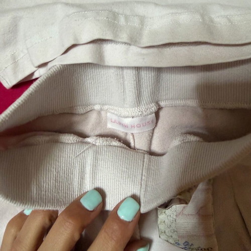 Lapin set for 4-year-old girl like new, white and pink