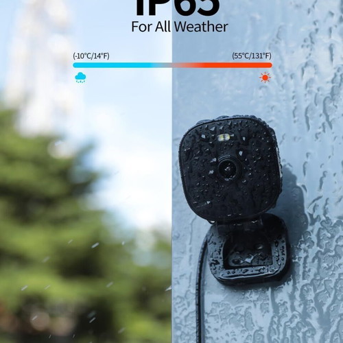 Vimtag 4MP Outdoor and Indoor Camera IP66 Waterproof with Color Night Vision and Two-Way Audio