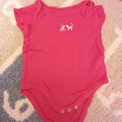 Mothercare baby bodysuit set used 4pcs for girl 9-12 months