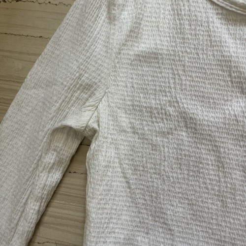 Shein white long-sleeve top new, size XXS