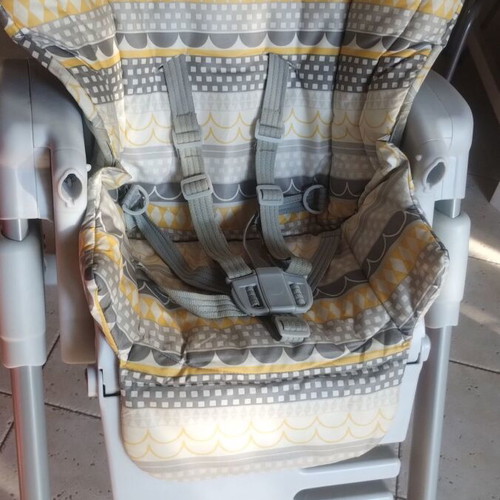 Joie high chair used with metal frame