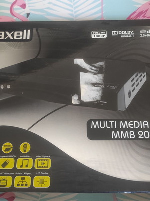 Maxell Multimedia Box MMB 200 like new, HD media player and USB recorder
