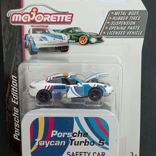Αυτοκινητάκι Majorette Porsche Taycan Turbo S Safety Car συλλεκτικό καινούργιο