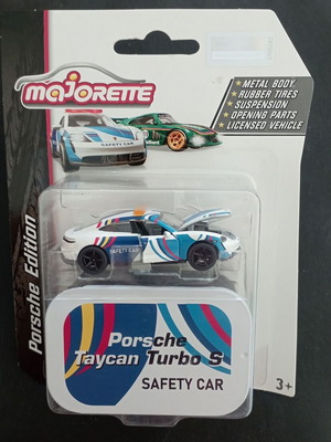 Αυτοκινητάκι Majorette Porsche Taycan Turbo S Safety Car συλλεκτικό καινούργιο