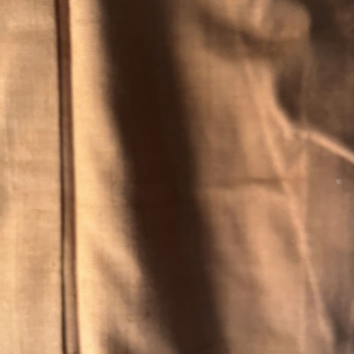 Japanese kimono silk and cotton, orange, 180cm
