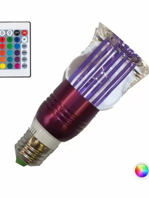 Smart λάμπα LED RGB για ντουί E27 3Watt καινούργια