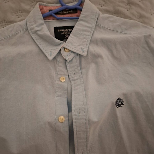 Springfield men's shirt new, blue, size M
