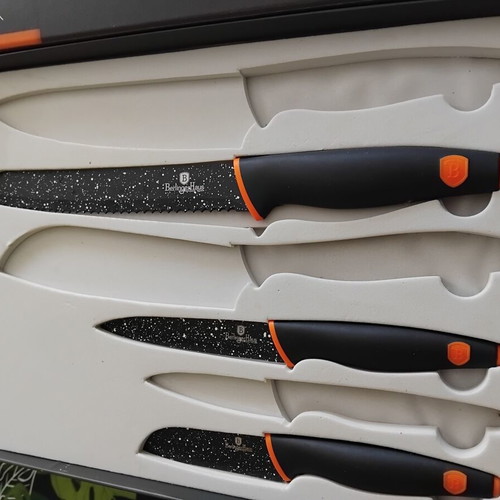 Berlinger Haus Granit Diamond Line kitchen knife set of 3 new