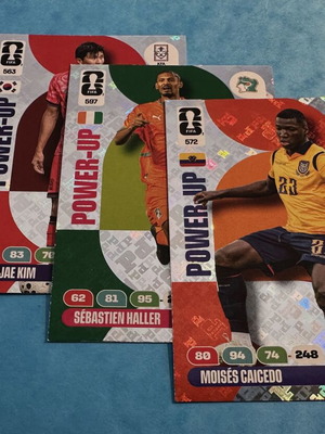 Panini Adrenalyn XL FIFA World Cup 2026 Power-Up Cards Pack of 3 New